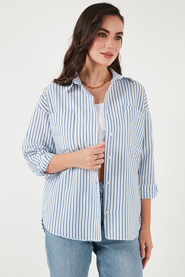 Bayan Gömlek 6772875 İNDİGO