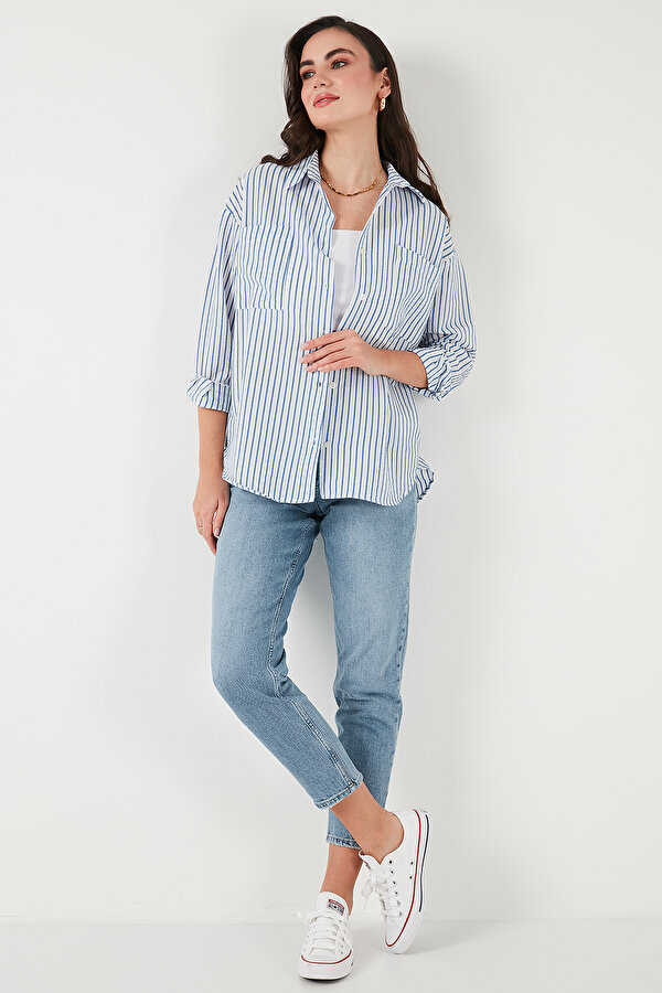 Bayan Gömlek 6772875 İNDİGO