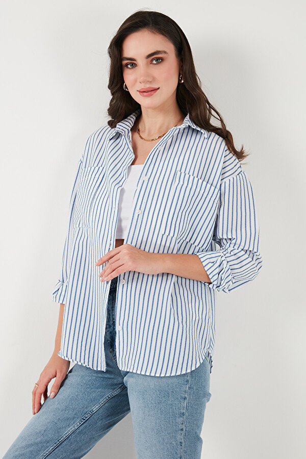 Bayan Gömlek 6772875 İNDİGO