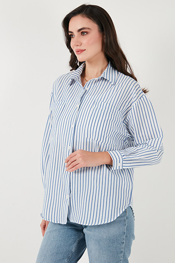 Bayan Gömlek 6772875 İNDİGO