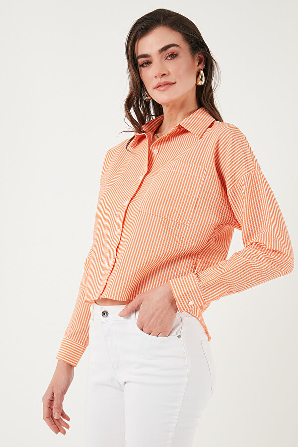 Bayan Gömlek 6772870 ORANJ