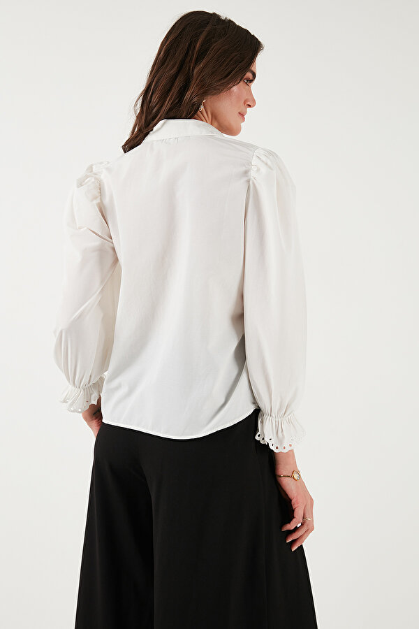 Bayan Gömlek 676208 EKRU