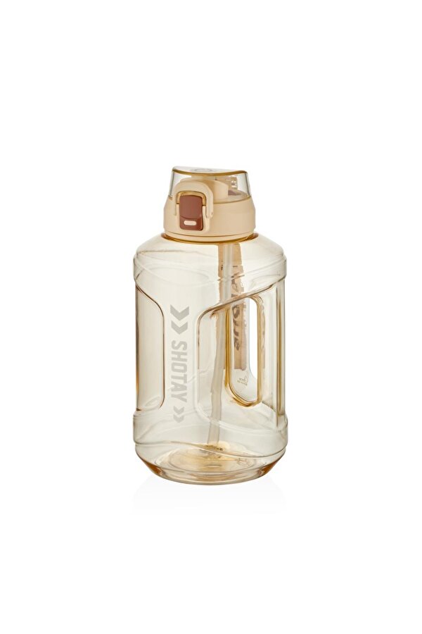 Medium Barrel Su Matarası Tritan Geniş Krem 1600Ml