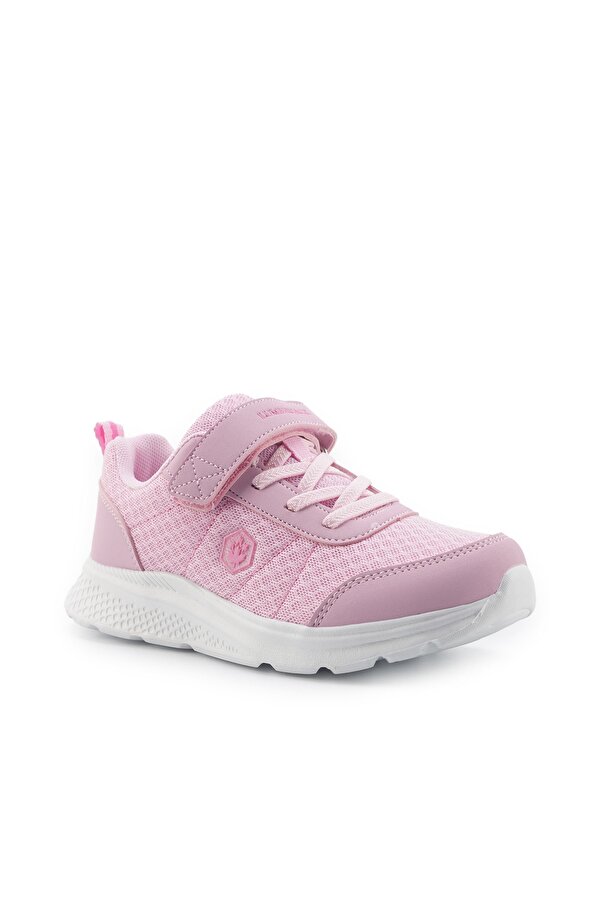 1 VELCRO AND ELASTIC LACE PINK Girl Sneaker