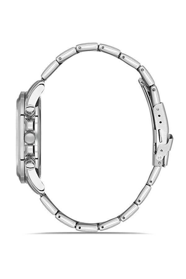 Klasik Erkek Kol Saati Gümüş Kahverengi Renk PL-0969E3x