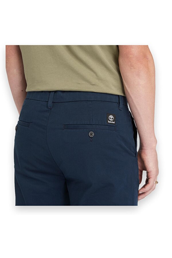 Tb0A2Dfm Claremont Twill Chino Lacivert Erkek Şort