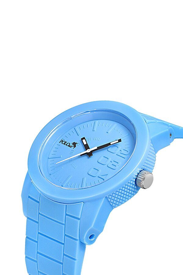 Silikon Kordon Spor Erkek Kol Saati Mavi Renk PL-0947E4x