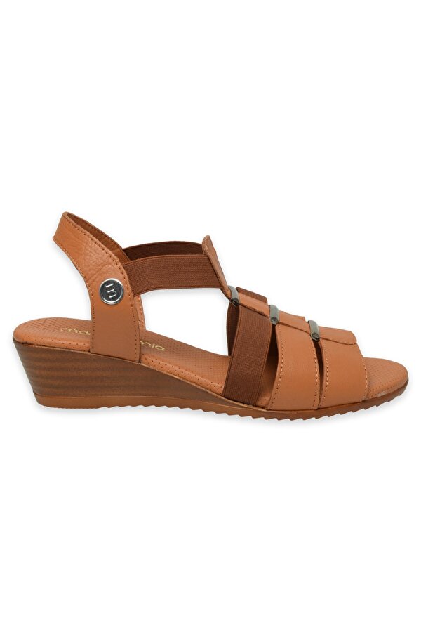 D25Ys-2735Z Günlük Taba Kadın Sandalet
