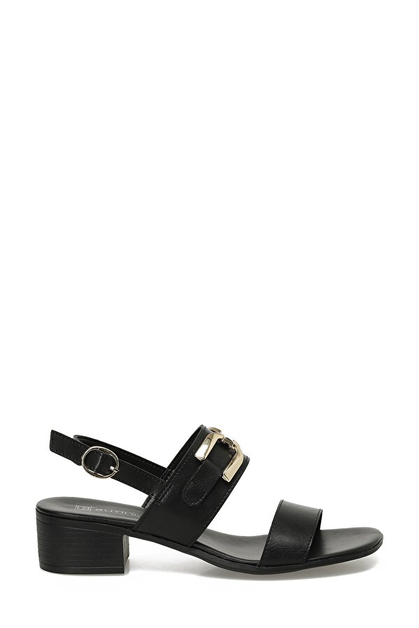 25S-198 5FX Siyah Kadın Topuklu Sandalet