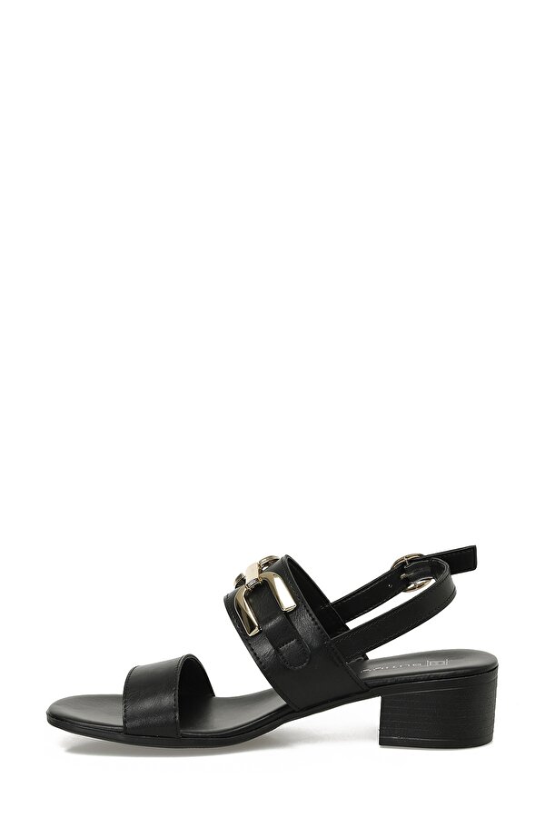 25S-198 5FX Siyah Kadın Topuklu Sandalet