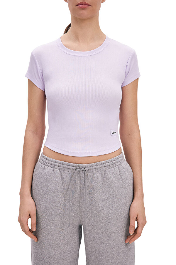 Reebok Studio Style Tee Фиолетовый 003 Женщина Футболка
