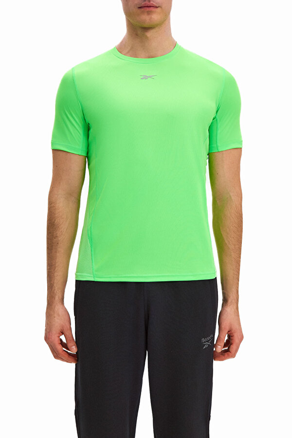 Reebok Running Ss Speedwick Tee Зеленый 006 Мужчина Футболка