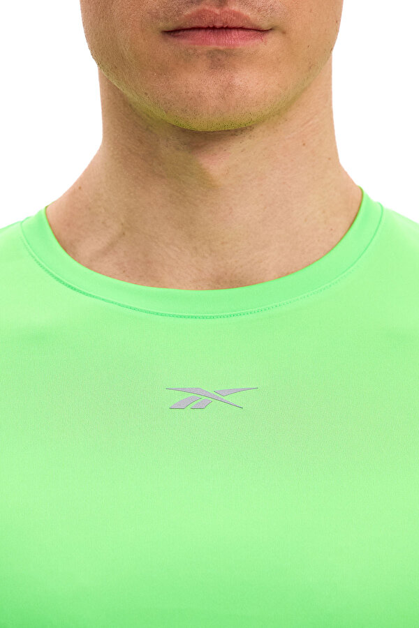 Reebok Running Ss Speedwick Tee Зеленый 006 Мужчина Футболка