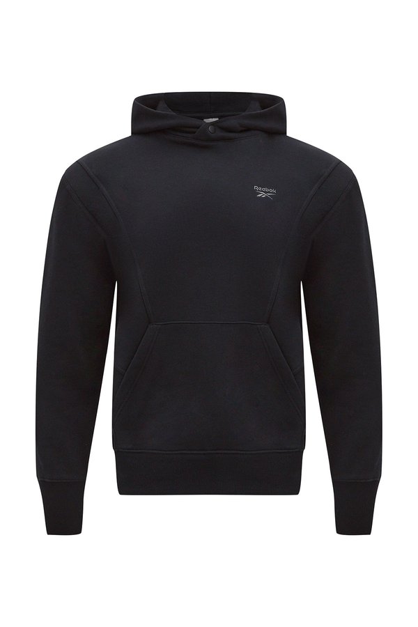 Reebok Icon Elements Hoodie Черный Мужчина Толстовка С Капюшоном