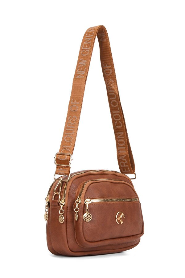 Kadın Çapraz Askılı Günlük Taba Omuz Çantası