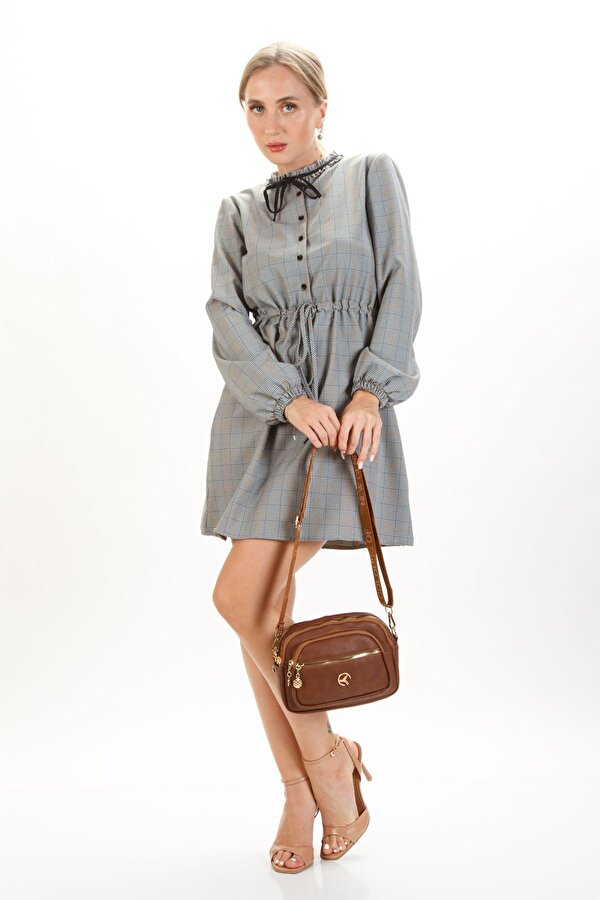 Kadın Çapraz Askılı Günlük Taba Omuz Çantası