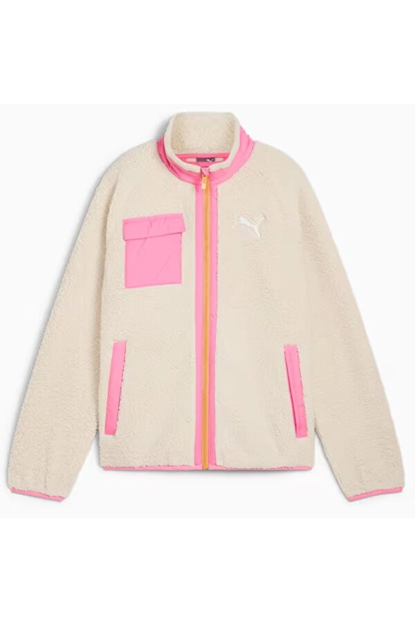 626504-87 Hybrid Sherpa Jacket Kız Çocuk Mont