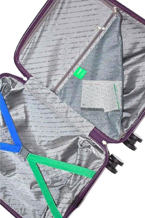 Büyük Boy %100 Polipropilen Valiz Mor Bnt1000