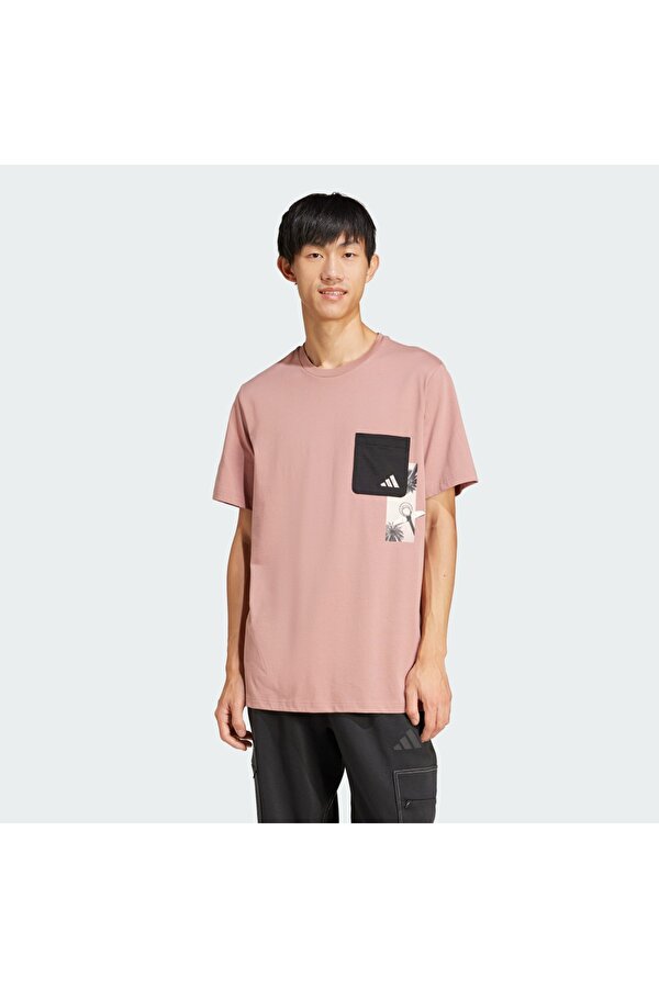 JJ3927 M T LENS PKT T Erkek T-Shirt