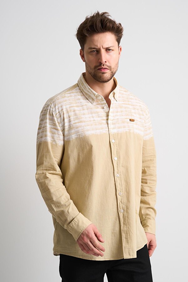 ALEXANDERGARDI Desenli Uzun Kollu Erkek Gömlek