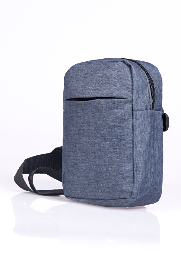 Unisex Ayarlanabilir Çapraz Askılı Koyu Lacivert Omuz Çantası