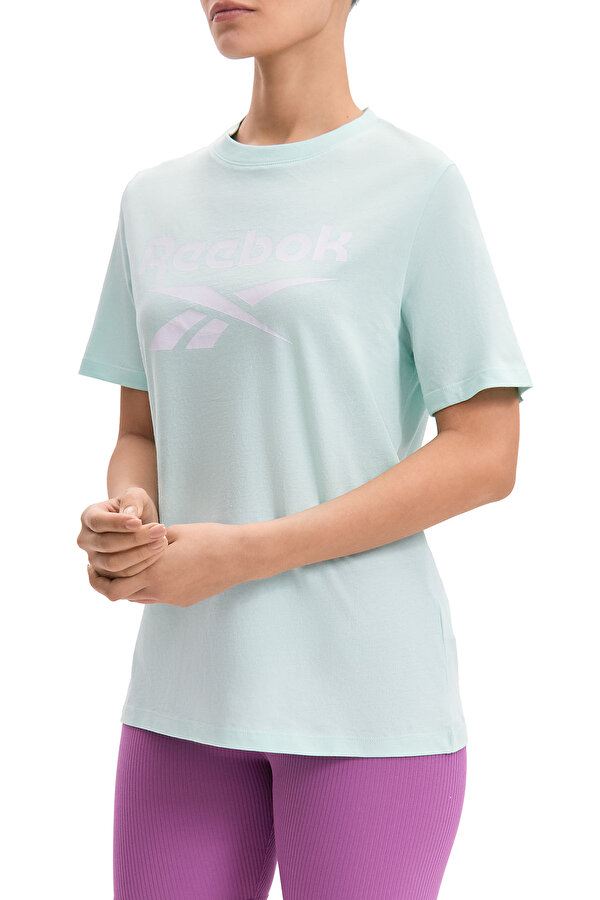 Reebok Reebok Identity Big Logo Мятный 004 Женщина Футболка