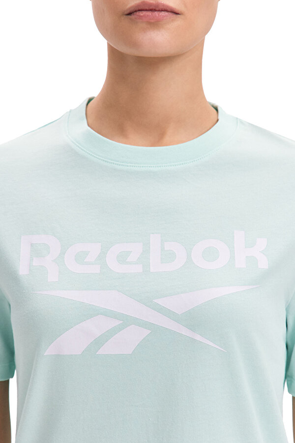 Reebok Reebok Identity Big Logo Мятный 004 Женщина Футболка