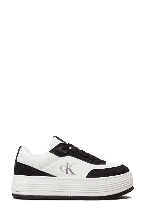 BOLD FLATF LOW LACE TUMB Beyaz Kadın Sneaker