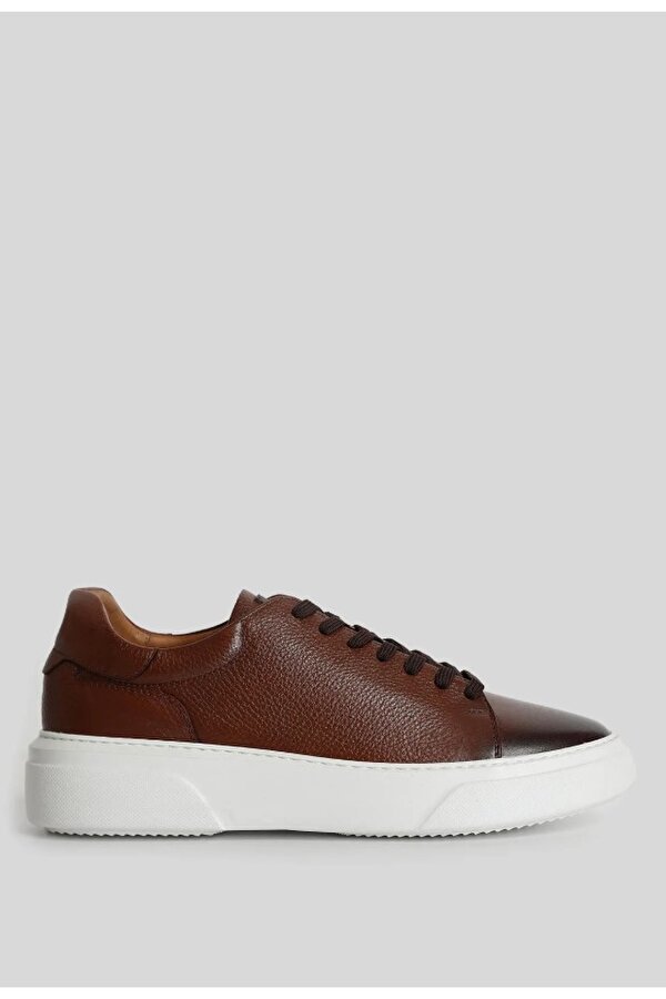 111230187 Tommy Casual Deri Erkek Sneaker Ayakkabı