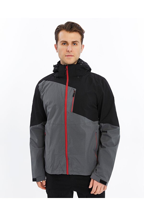 Windbreaker Erkek Ceket-FÜME