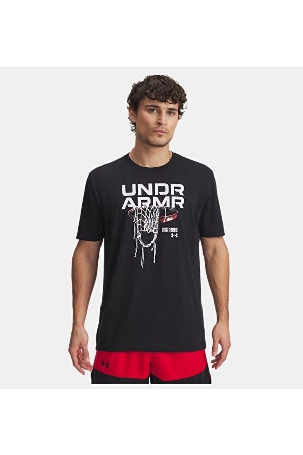 Ua 60/40S Hoops Net Erkek T-shirt 1390188-001