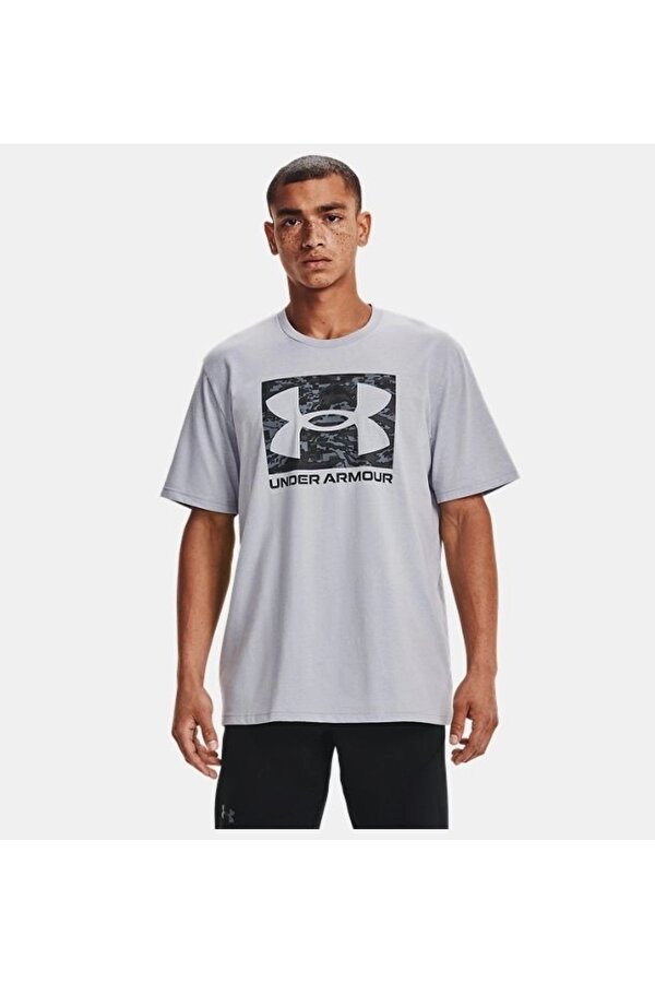Ua Abc Camo Boxed Logo Ss Erkek T-shirt 1361673-011