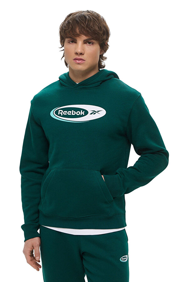 Reebok Ri Brand Proud Hoodie Зеленый 009 Мужчина Джемпер