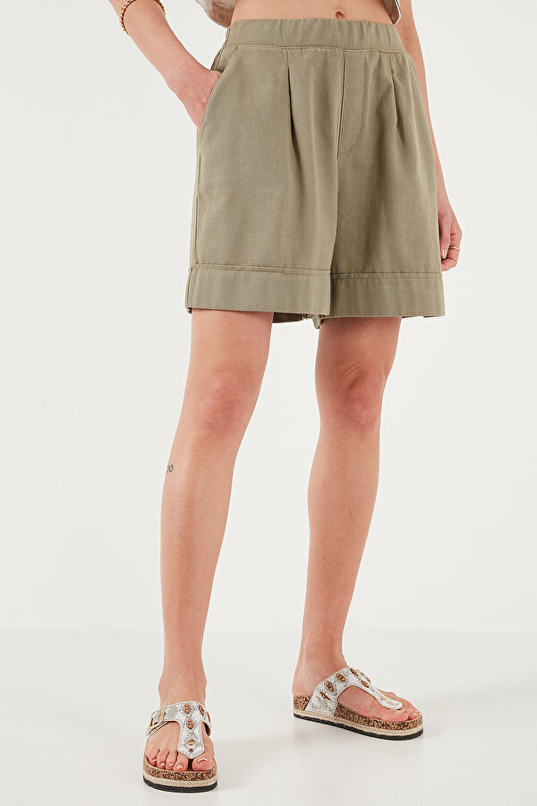 Bayan Şort 668YP4921 HAKİ