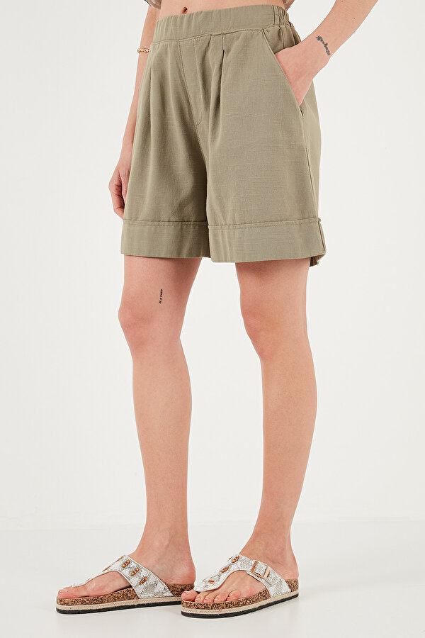 Bayan Şort 668YP4921 HAKİ