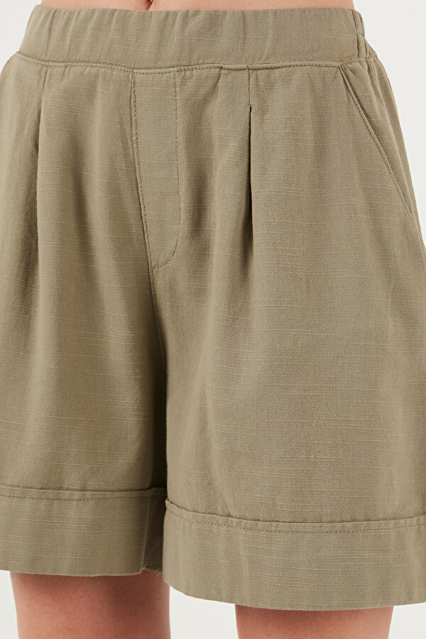 Bayan Şort 668YP4921 HAKİ