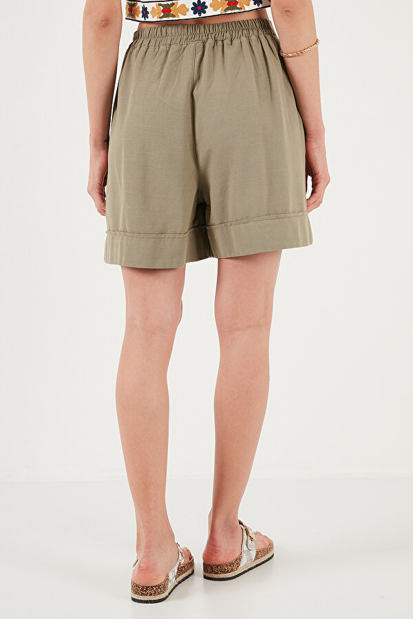 Bayan Şort 668YP4921 HAKİ