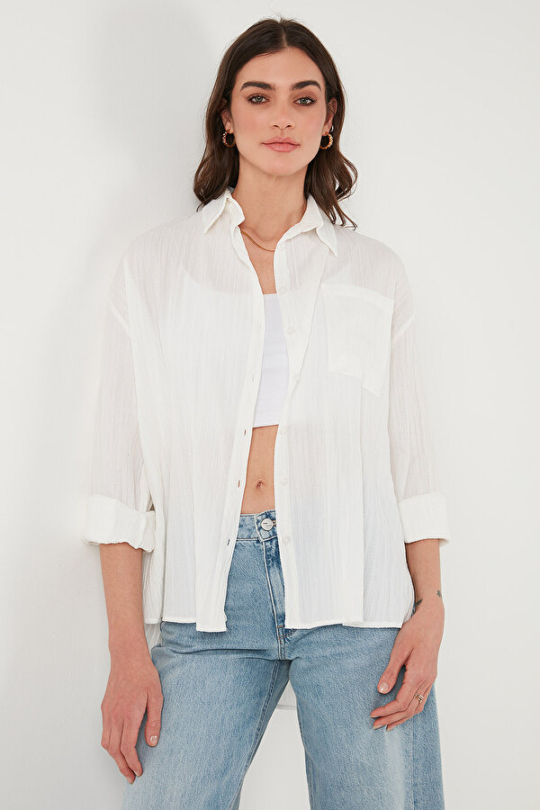 Bayan Gömlek 6772752 BEYAZ