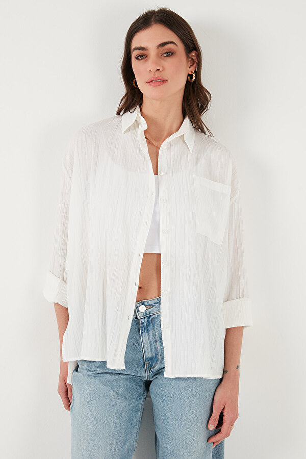 Bayan Gömlek 6772752 BEYAZ