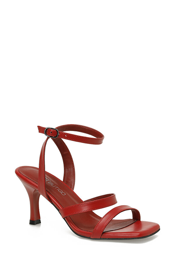 25S-218 5FX Kırmızı Kadın Topuklu Sandalet