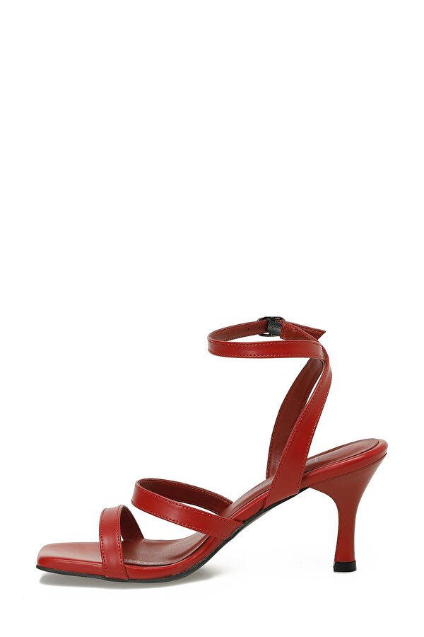 25S-218 5FX Kırmızı Kadın Topuklu Sandalet