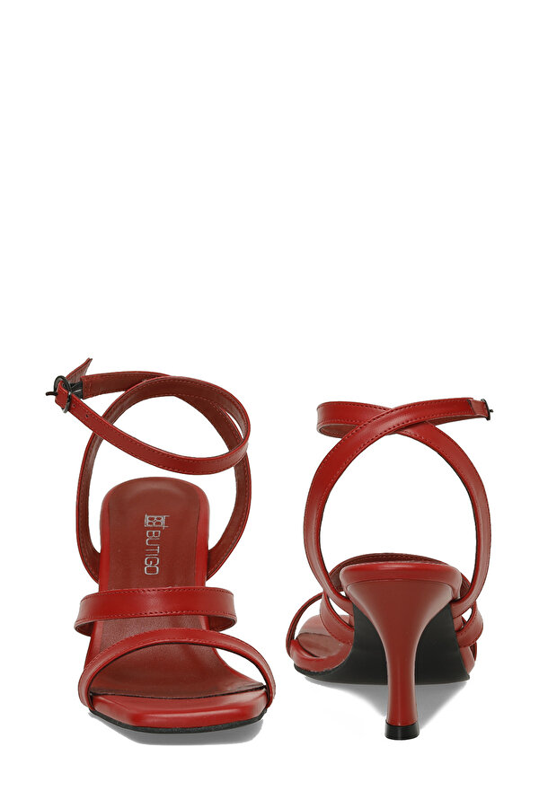 25S-218 5FX Kırmızı Kadın Topuklu Sandalet