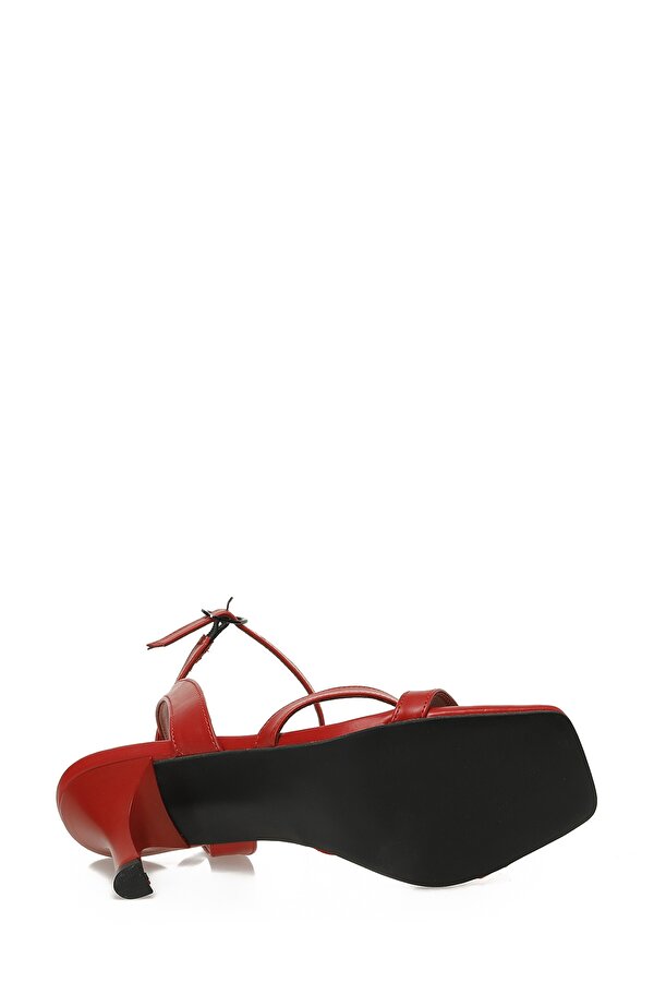 25S-218 5FX Kırmızı Kadın Topuklu Sandalet