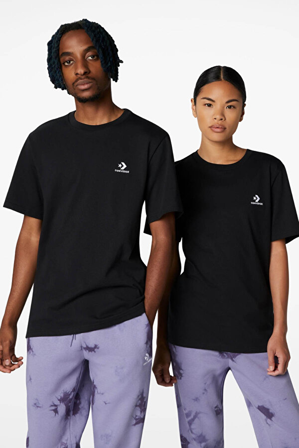 STANDARD FIT LEFT CHEST S Siyah Erkek Kısa Kol T-Shirt