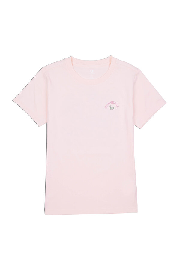 FLOWER GARDEN TEE Bej Kadın Kısa Kol T-Shirt