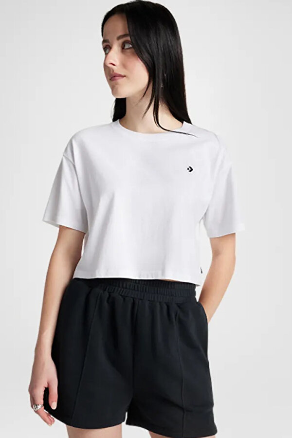 SPORTY TEE Beyaz Kadın Kısa Kol T-Shirt