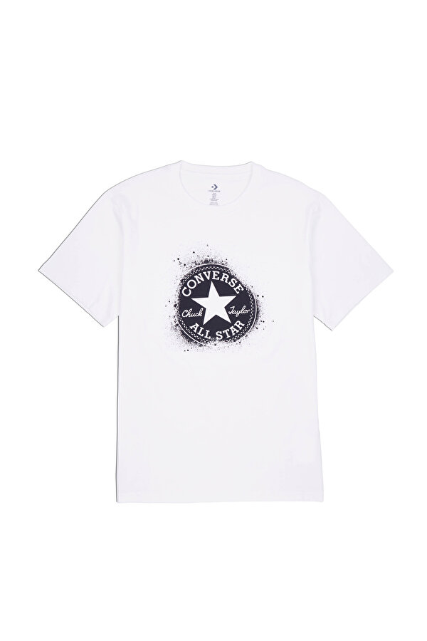 CHUCK DISTORT SPRAY PAINT Beyaz Erkek Kısa Kol T-Shirt