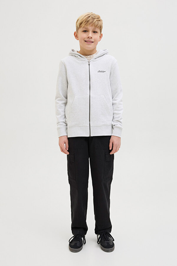 JJBEAU SWEAT ZIP HOOD JNR Gri Erkek Çocuk Sweatshirt