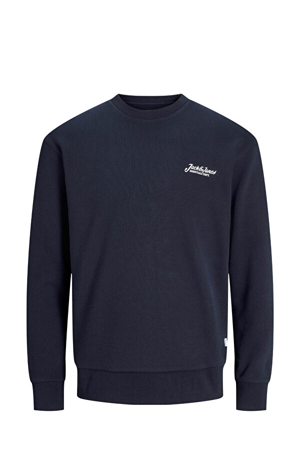 JJBEAU SWEAT CREW NECK Lacivert Erkek Sweatshirt