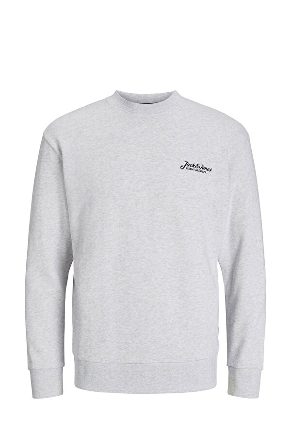 JJBEAU SWEAT CREW NECK GRI Erkek Sweatshirt